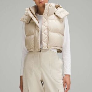 Lululemon Wunder Puff Super-Cropped Vest Trench Size 14 NWOT Rare Sold Out